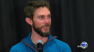 Full news conference: Colorado runner who killed attacking mountain lion at Horsetooth Mountain shares story