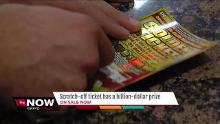 Michigan Lottery scratch-off ticket has billion dollar prize