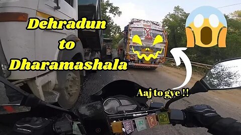 finally! apni dehradun to dharamashala ride start ho hi gyii | aaj to gye the hum 😱😱😱 AbhayOyevlogs