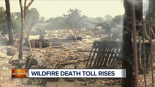 Death toll rises in California wildfires