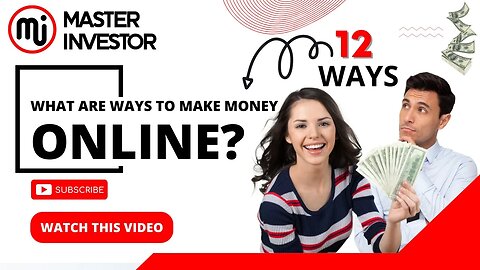 What are ways to make money online? (FINANCIAL EDUCATION) MASTER INVESTOR #livestream