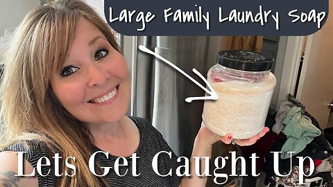 Get Caught Up! (Javy Coffee) @enjoyjavy || Zucchini Brownie Recipe || Large Family Laundry Soap