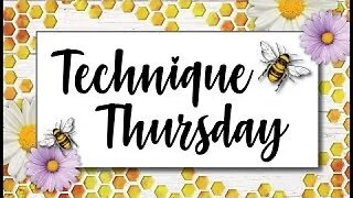 Technique Thursday with Kelly from Cards by Christine - Ribbon Technique