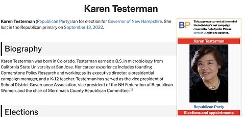 Karen Testerman - Comes to update us on the fight in NH.