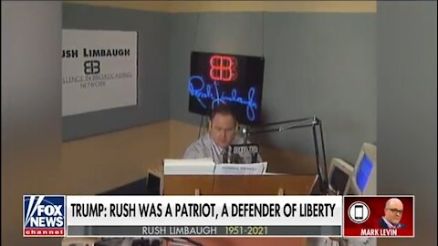Mark Levin Gets Choked Up Remembering Rush Limbaugh's Legacy
