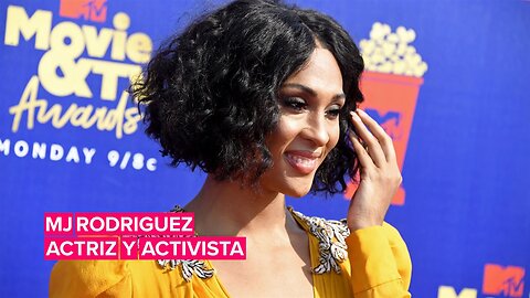 MJ Rodriguez es actriz y también activista LGTBQ+