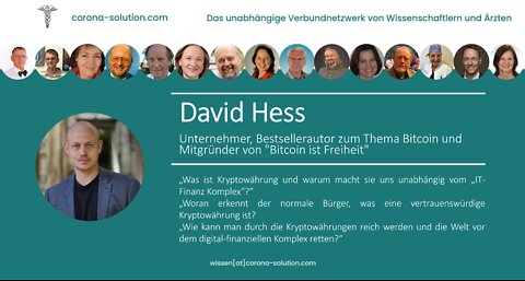 Corona-Solution im Interview mit David Hess am 03.06.2022 | Wirtschaft und Finanzen