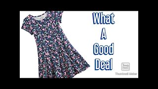 Reviewing dress from Burlington