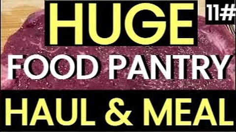 Food Pantry Haul & Food Bank Haul BLESSINGS! Frugal Living Vlog With Awesome Food Pantry Meals ENJOY