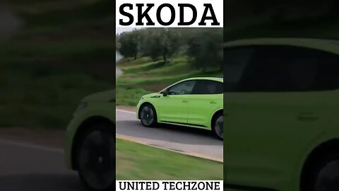 The Fully Electric NEWEST SUV from Škoda! #shorts 🤩#evs