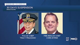 30 day suspension for Marco Police and Fire Chiefs