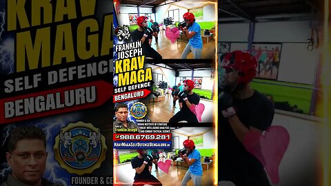 Franklin Joseph Krav Maga #Bengaluru (Self Defense) ~ Multiple Attackers Sparring A341 #KravMaga