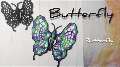 How-to Crochet Butterfly Irish Lace Tutorial