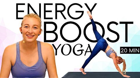 Yoga for Boosting Energy with Oliva | 20 Minute Flow