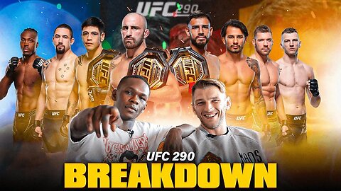 Israel Adesanya & Dan Hooker Breakdown The STACKED UFC 290 Pay Per View