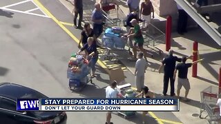 Stay prepared for hurricane season