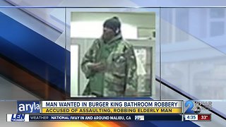 Man wanted in Burger King bathroom robbery