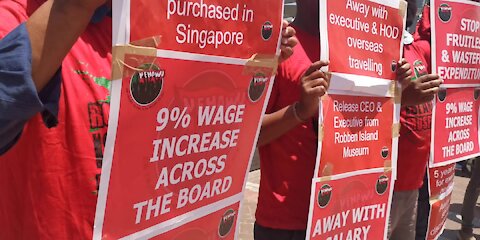 SOUTH AFRICA - Cape Town - Nehawu workers at the Robben Island Museum have embarked on a strike following a deadlock in wage negotiations (video) (JtH)