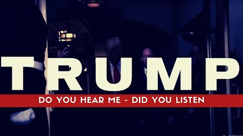 TRUMP: DO YOU HEAR ME? LISTEN!! The Fight Is NOT Over!