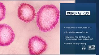 New 'presumptive positive' case of coronavirus in Arizona