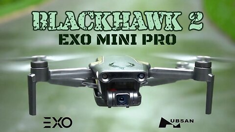 EXO Mini Pro Drone - Blackhawk 2 - 1st Flight & Review - EXO & Hubsan