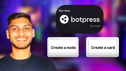 Botpress Studio Tutorial: Nodes and Cards (2023)