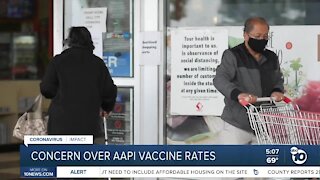 Concern over low vaccine rates in AAPI community