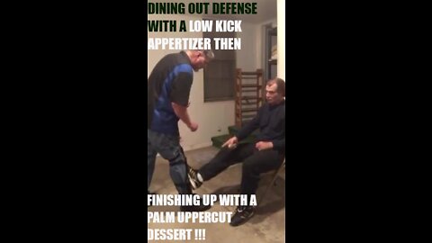 DEFENDING YOURSELF WHILE SEATED DINING OUT
