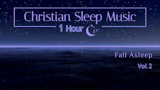 Christian Sleep music |1 Hour Fall Asleep | "Starry Night over Peaceful Ocean" Sleep Ambience