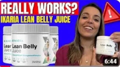 IKARIA LEAN BELLY JUICE REVIEW [REALLY WORKS?!] Ikaria Lean Belly Juice - Ikaria Juice Reviews 2023