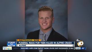 Funeral mass for teen killed in Alpine crash