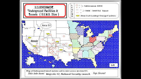 SECRET DEEP UNDERGROUND MILITARY BASES Satellites Mysterious Subterranean Secret U.S. Military Base