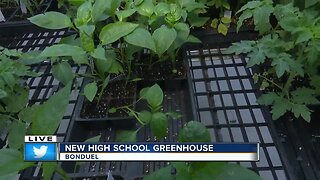 Bonduel High's new greenhouse