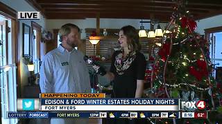 Holiday Nights begin at Edison and Ford Estates