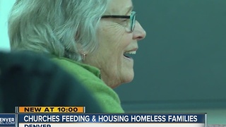 Churches feeding, housing homeless families