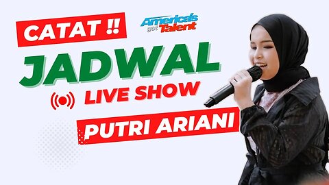 Catat ! Ini Jadwal Putri Ariani Tampil di Babak Live Show (AGT 2023)