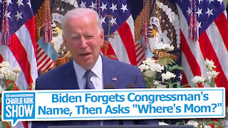 Biden Forgets Congressman's Name, Then Asks "Where's Mom?"