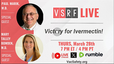 VSRF Live #120: Victory for Ivermectin!