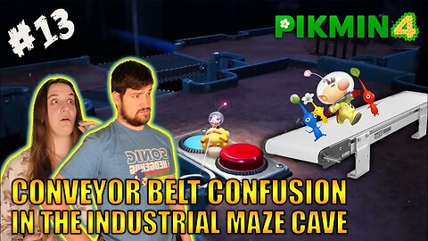 Conveyor Belt Confusion in the Industrial Maze Cave! [Pikmin 4 Gameplay]