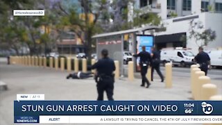 Stun gun arrest caught on cam