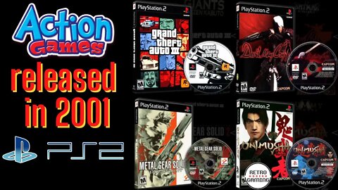Year 2001 released Action Games for Sony PlayStation 2