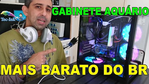 Esse É O Gabinete Aquário K-Mex CG-413A | Ideal Pra Interposer E Kit Xeon | Muito Barato Na Shopee !