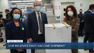 Michigan Medicine receives first shipment of Pfizer vaccine