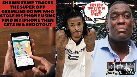Shawn Kemp Tracks & Gets in Shootout w/ Super Opp Gremlins Who Stole His Phone Using Find My iPhone
