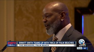 Emmitt Smith speaks at YMCA 10th Annual Prayer Breakfast