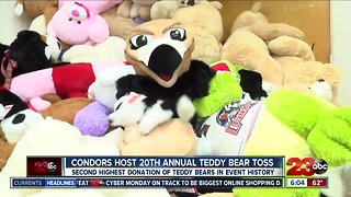 Condors host 20th annual Teddy Bear Toss