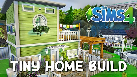 Cozy Tiny Home In The Mountains | Sims 4