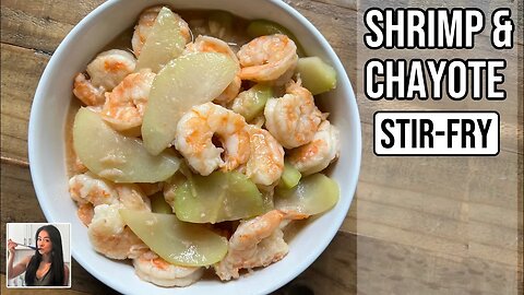🍤 Shrimp and Chayote Stir-fry - EASY Chinese Recipe | Rack of Lam