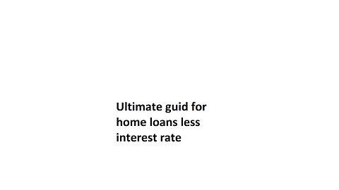 everything about home loan explained #homeloan