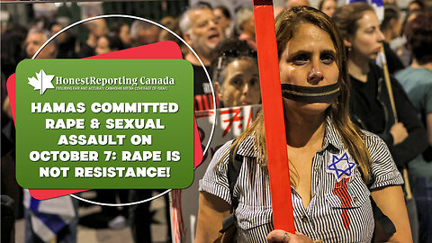 Hamas Committed Rape & Sexual Assault On October 7: Rape Is Not Resistance!